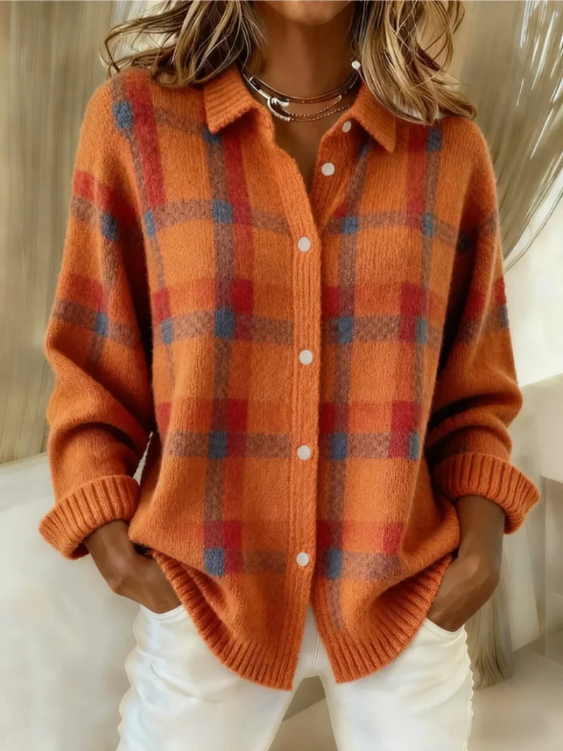 Colvara | Women's Flannel Button-Up Shirt