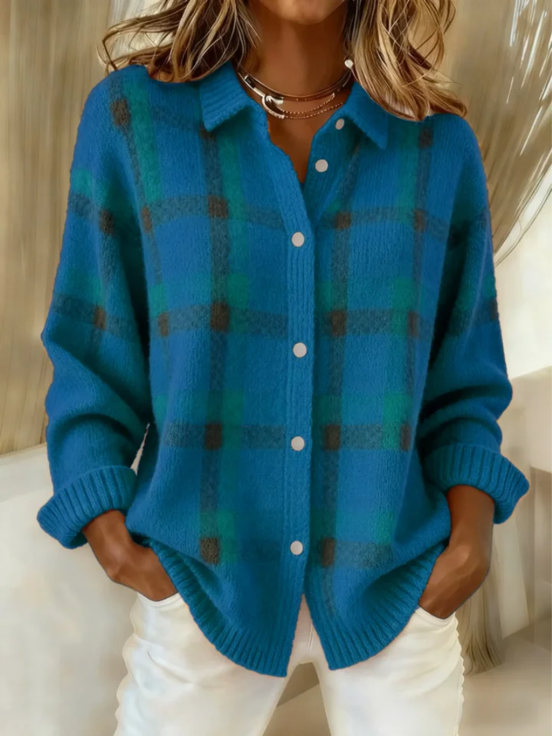 Colvara | Women's Flannel Button-Up Shirt