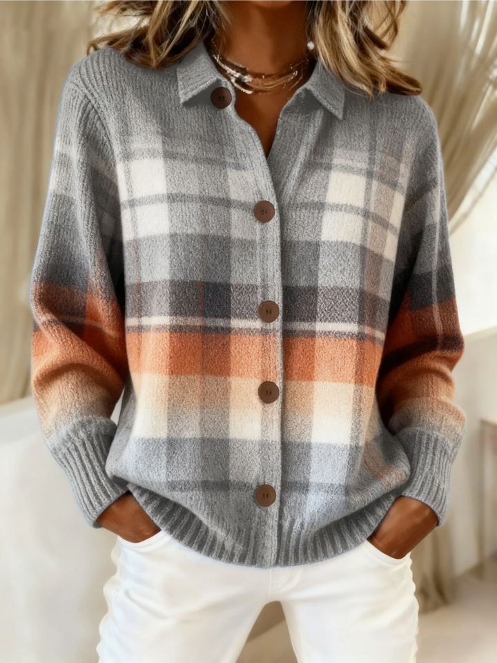 Colvara | Women's Flannel Button-Up Shirt