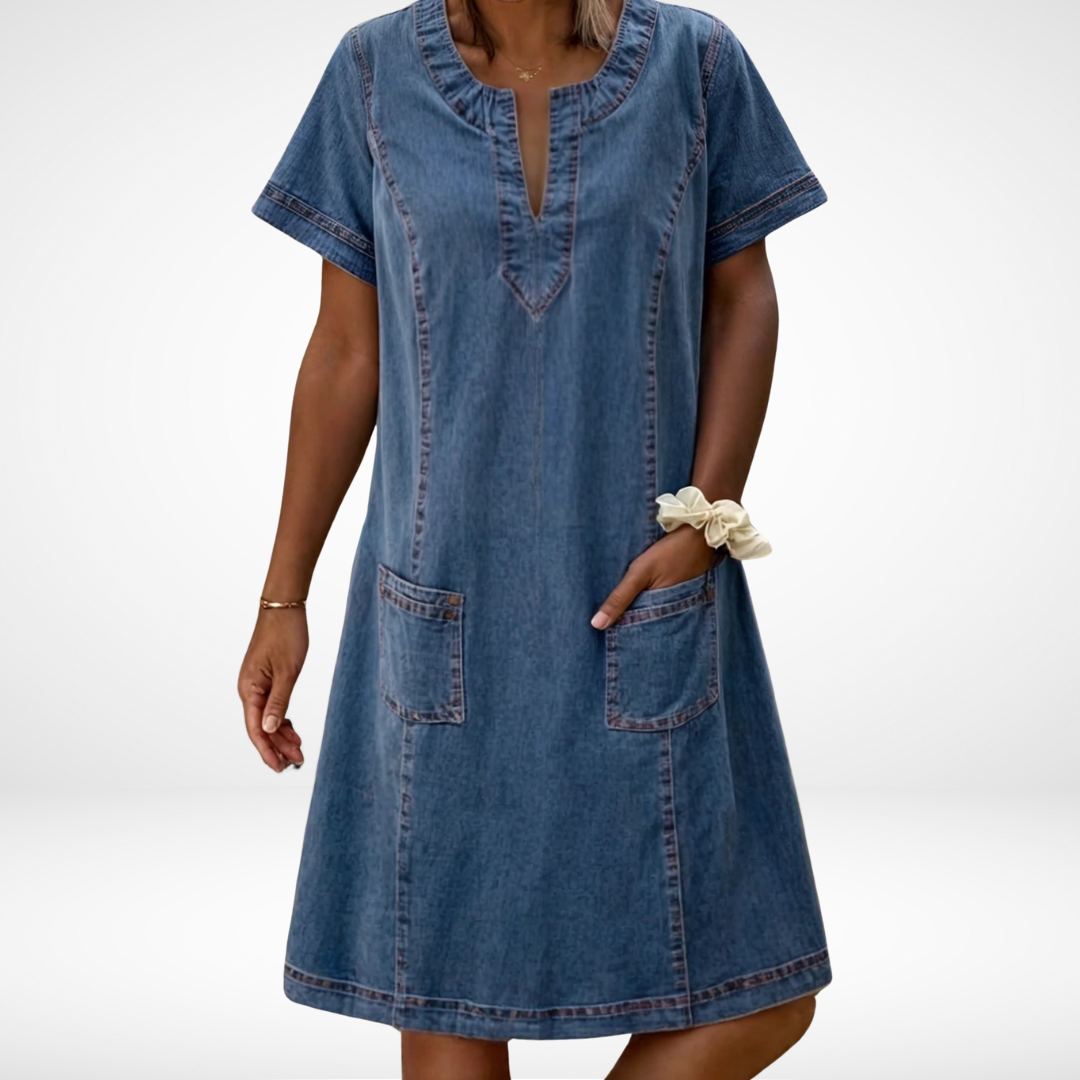 Zinnia™ | Soft Denim Dress
