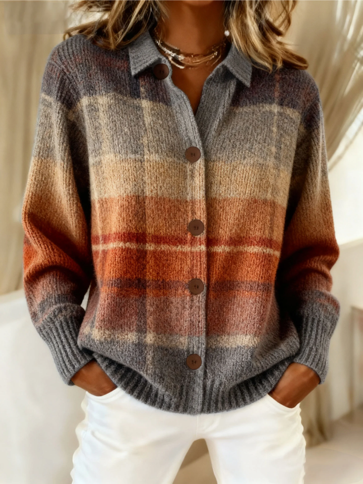 Colvara | Women's Flannel Button-Up Shirt