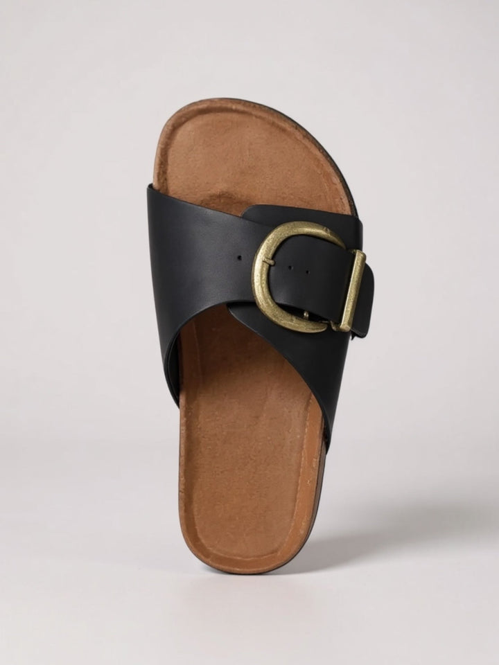 Lina | Buckle Comfort Slides