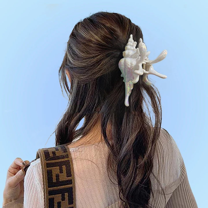 AWAYTR™ | Ocean Conch Hair Claw Clips for Women Shell Crab Hair Clip shell Catcher Ins Fairy Summer Sea Y2K Hair Accessries