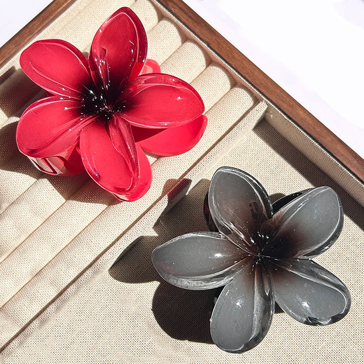 Nara™ | 1/2/3 Pcs Hawaiian Gradient Flower Hair Claw Clip Women Fashion Large Hair Clip Girls Hairpin Barrettes Bohemia Hair Accessories