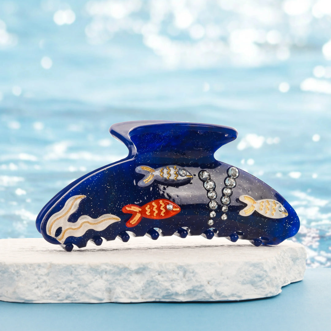 Marlee™ | Beach Starfish Series Collection Hair Claw Colorful Fish Seaweed Starfish Crab Hair Clip Shark Clip for Woman Hair Accessory