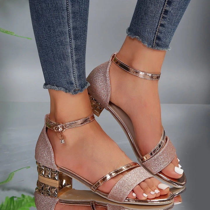 Camille™ | Gold Chain Orthopedic Sandals