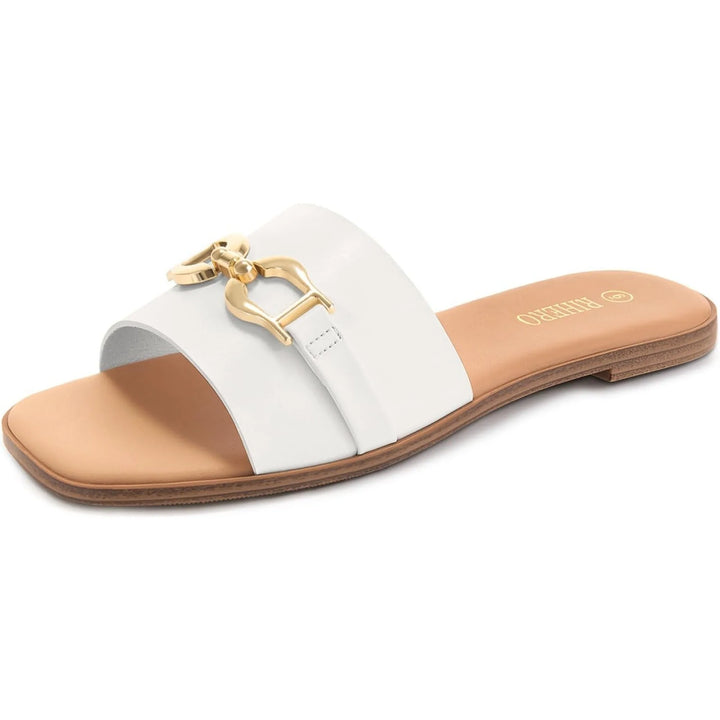 Marina Gold Buckle Sandals