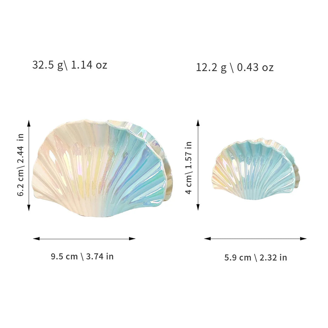 Muweordy™ | New Gradient Shell Hair Claw Summer Ocean Girl's Claw Clip Beach Trendy Crab Hair Clips Hair Accessories for Women