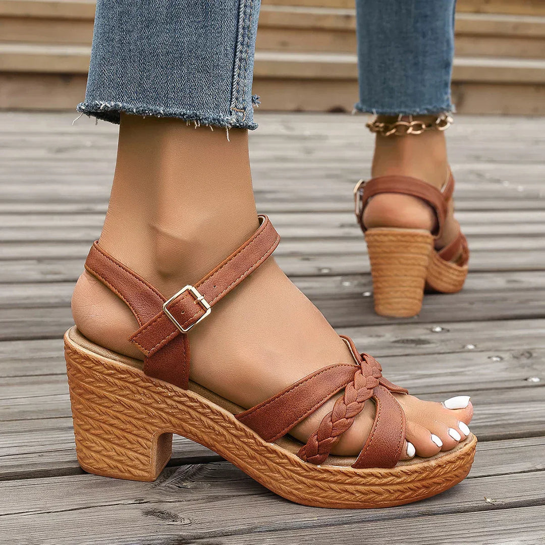 Gianna™ | Classic Mid-Heel Sandals