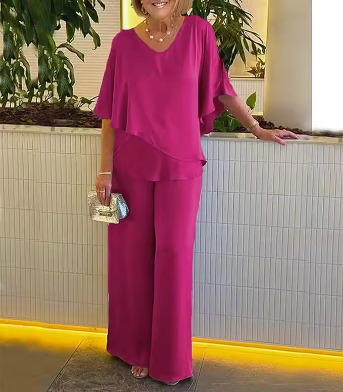 Clarissa™ | Two-Piece Set with Elegant Flair