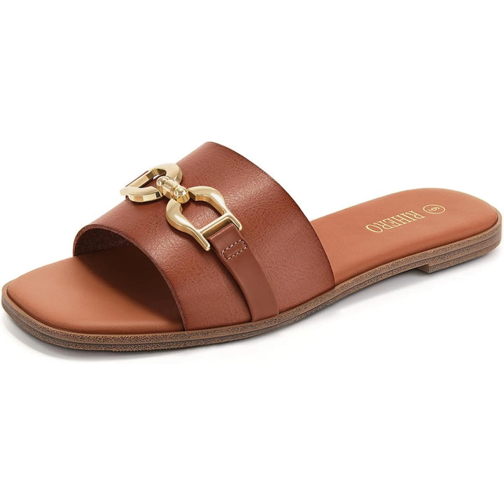 Marina Gold Buckle Sandals