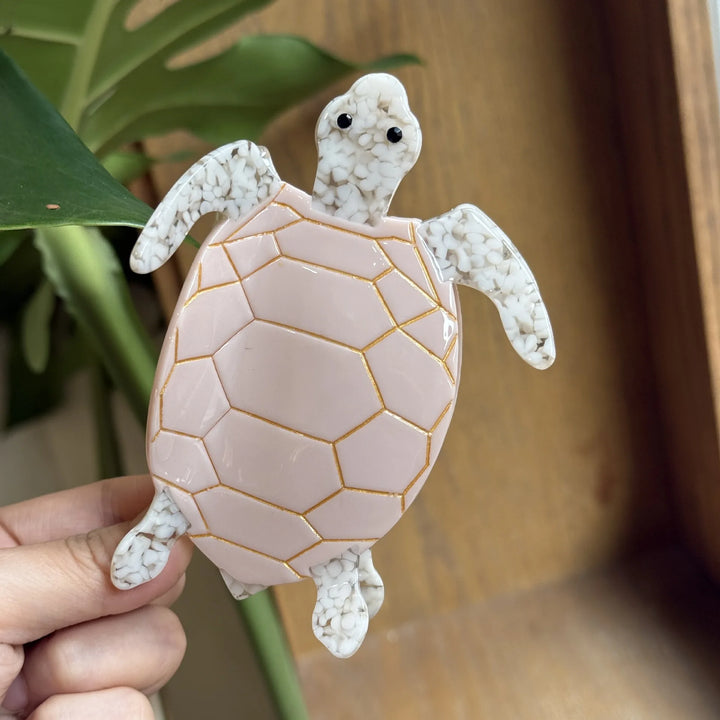 Alira™ | New Cute Cartoon Ocean Mermaid Tortoise Hair Claw Clips Sea Turtle Acetate Shark Hairpin For Women Hair Accessories