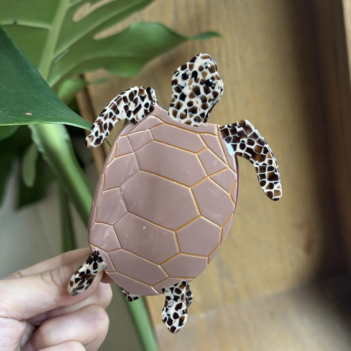 Alira™ | New Cute Cartoon Ocean Mermaid Tortoise Hair Claw Clips Sea Turtle Acetate Shark Hairpin For Women Hair Accessories