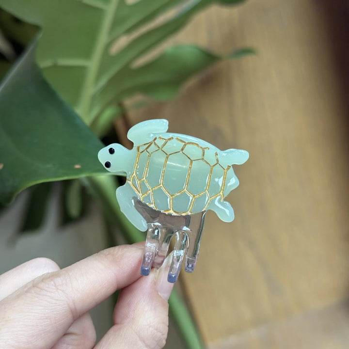 Alira™ | New Cute Cartoon Ocean Mermaid Tortoise Hair Claw Clips Sea Turtle Acetate Shark Hairpin For Women Hair Accessories