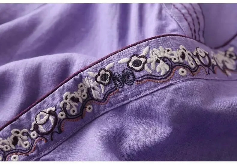 Lotus™ | Relaxed Embroidered Breeze Blouse