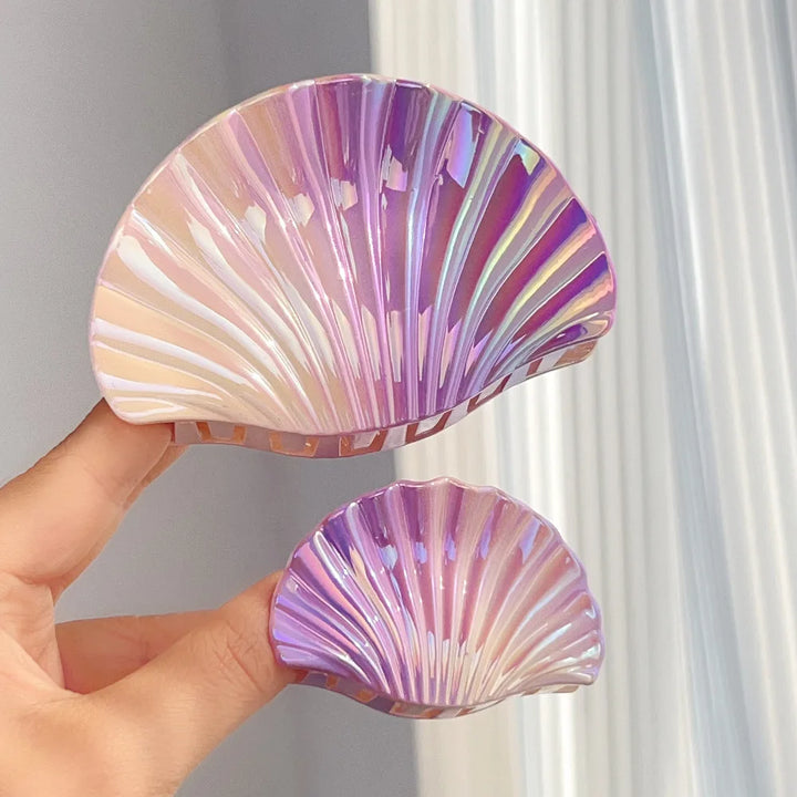 Muweordy™ | New Gradient Shell Hair Claw Summer Ocean Girl's Claw Clip Beach Trendy Crab Hair Clips Hair Accessories for Women