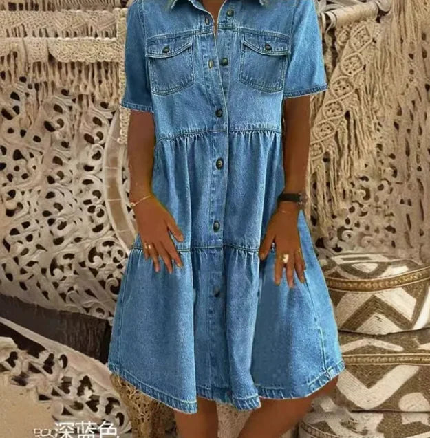 Yara™ | Boho Denim Dress