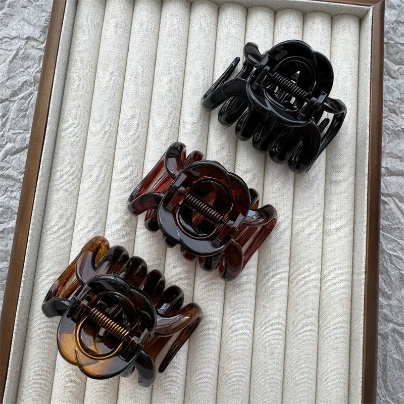 Wren™ | Large Hollow Hair Claw Clips Crab Clips Women Girls Ponytail Large PC Plastic Hair Hairpins Hair Clip Hair Accessories Fashion