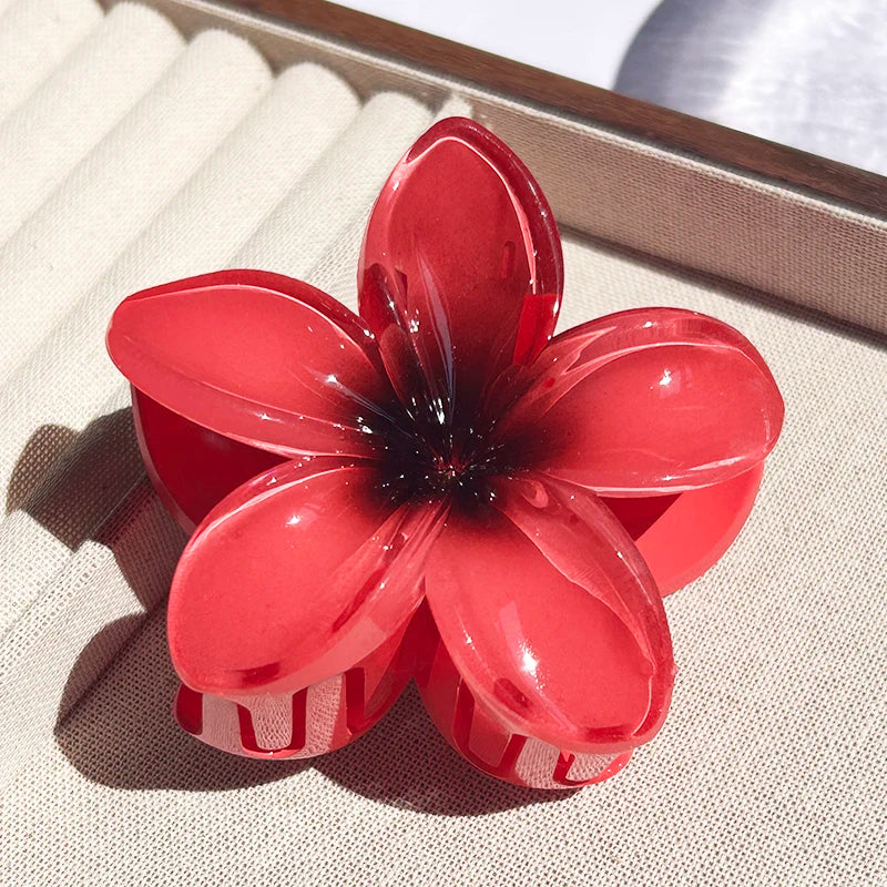 Nara™ | 1/2/3 Pcs Hawaiian Gradient Flower Hair Claw Clip Women Fashion Large Hair Clip Girls Hairpin Barrettes Bohemia Hair Accessories