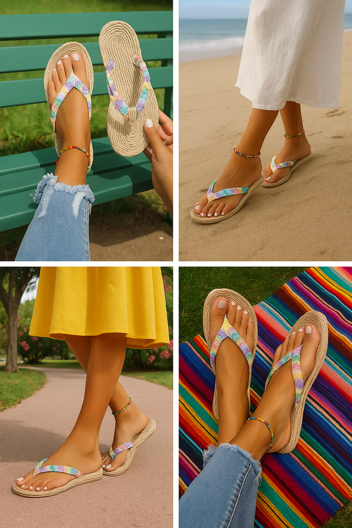 Marina™ | Braided Flip Flops