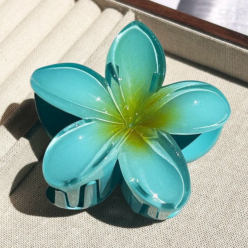 Nara™ | 1/2/3 Pcs Hawaiian Gradient Flower Hair Claw Clip Women Fashion Large Hair Clip Girls Hairpin Barrettes Bohemia Hair Accessories