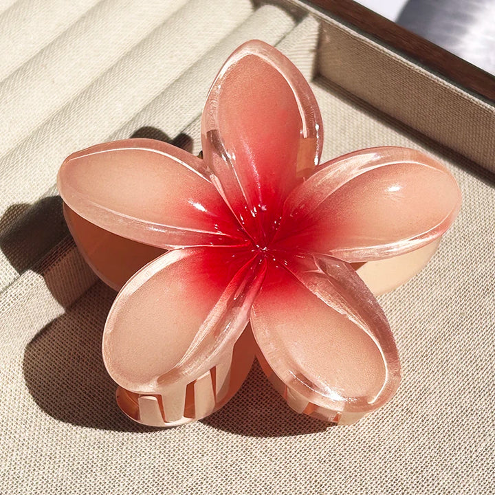Nara™ | 1/2/3 Pcs Hawaiian Gradient Flower Hair Claw Clip Women Fashion Large Hair Clip Girls Hairpin Barrettes Bohemia Hair Accessories