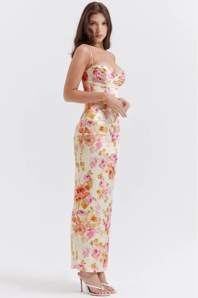 Selene™ | Charming Spaghetti Strap Floral Dress