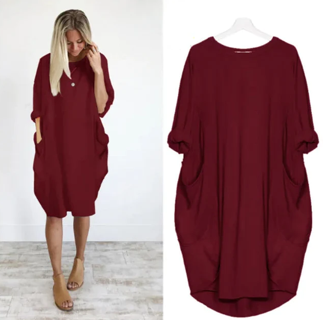 Amanda™ | Comfortable Tummy Covering Dress