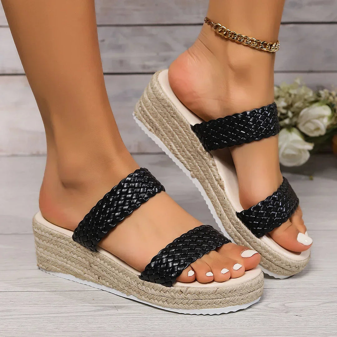 Women's Braided Platform Sandals