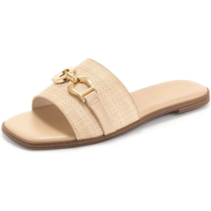 Marina Gold Buckle Sandals
