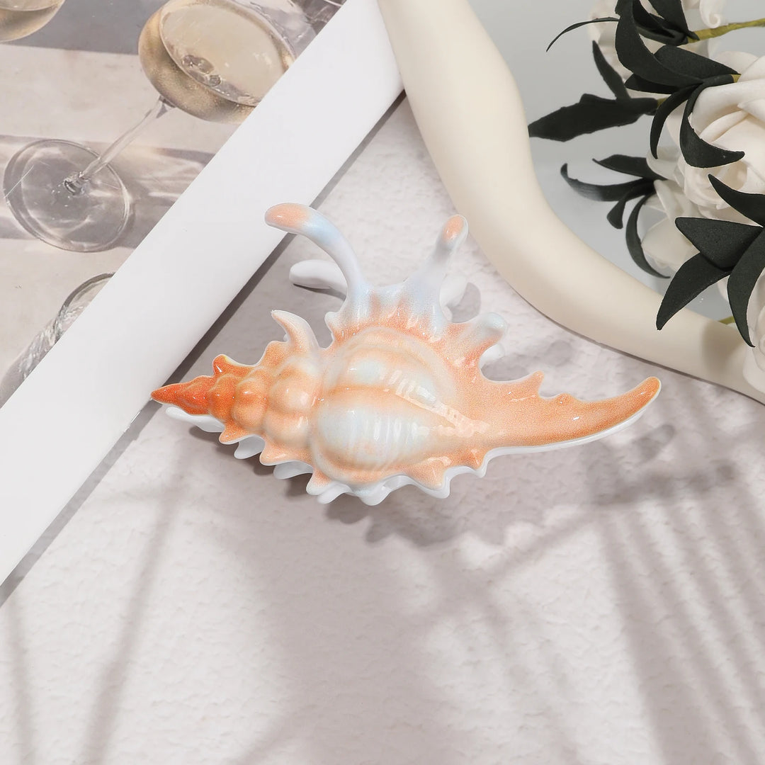 AWAYTR™ | Ocean Conch Hair Claw Clips for Women Shell Crab Hair Clip shell Catcher Ins Fairy Summer Sea Y2K Hair Accessries
