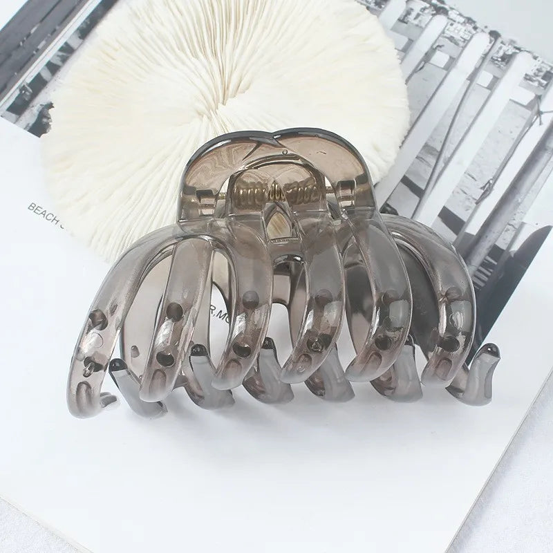 Wren™ | Large Hollow Hair Claw Clips Crab Clips Women Girls Ponytail Large PC Plastic Hair Hairpins Hair Clip Hair Accessories Fashion