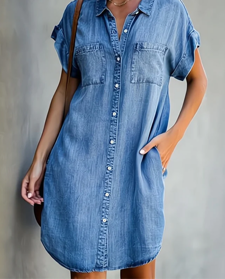 Elenore | Denim Dress