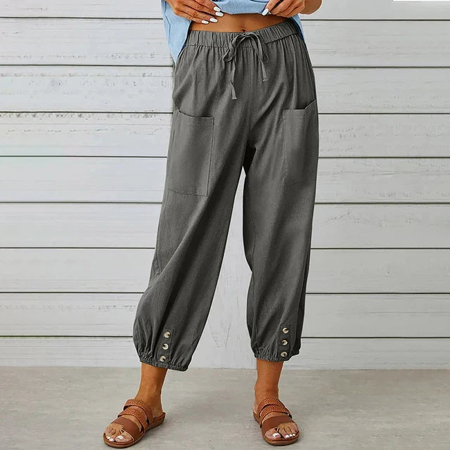 Lena™ | High Waist Relaxed Pants