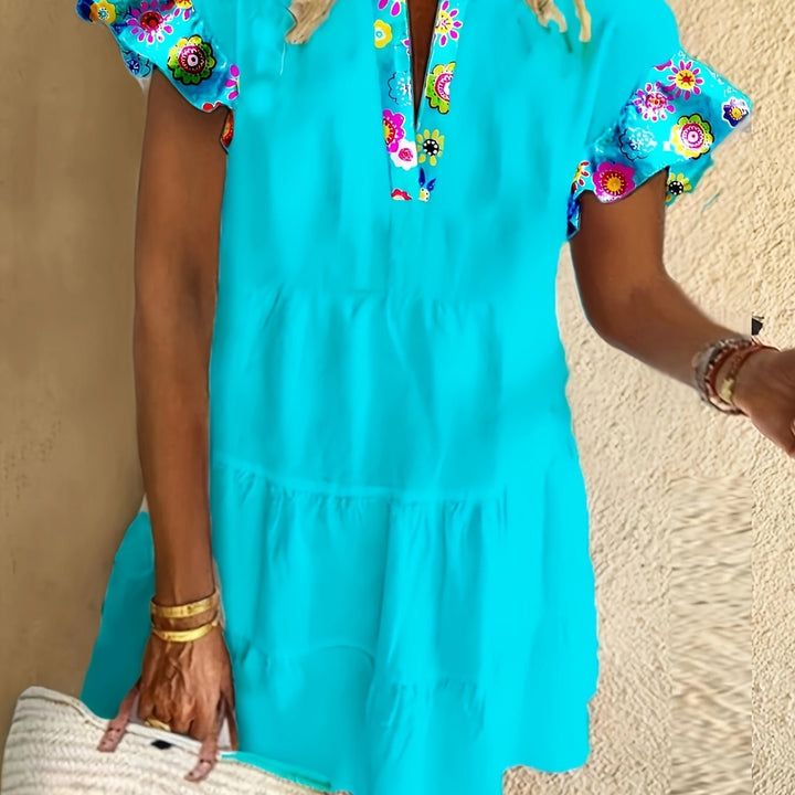 Anne | Lightweight Flare Boho Chic Dress