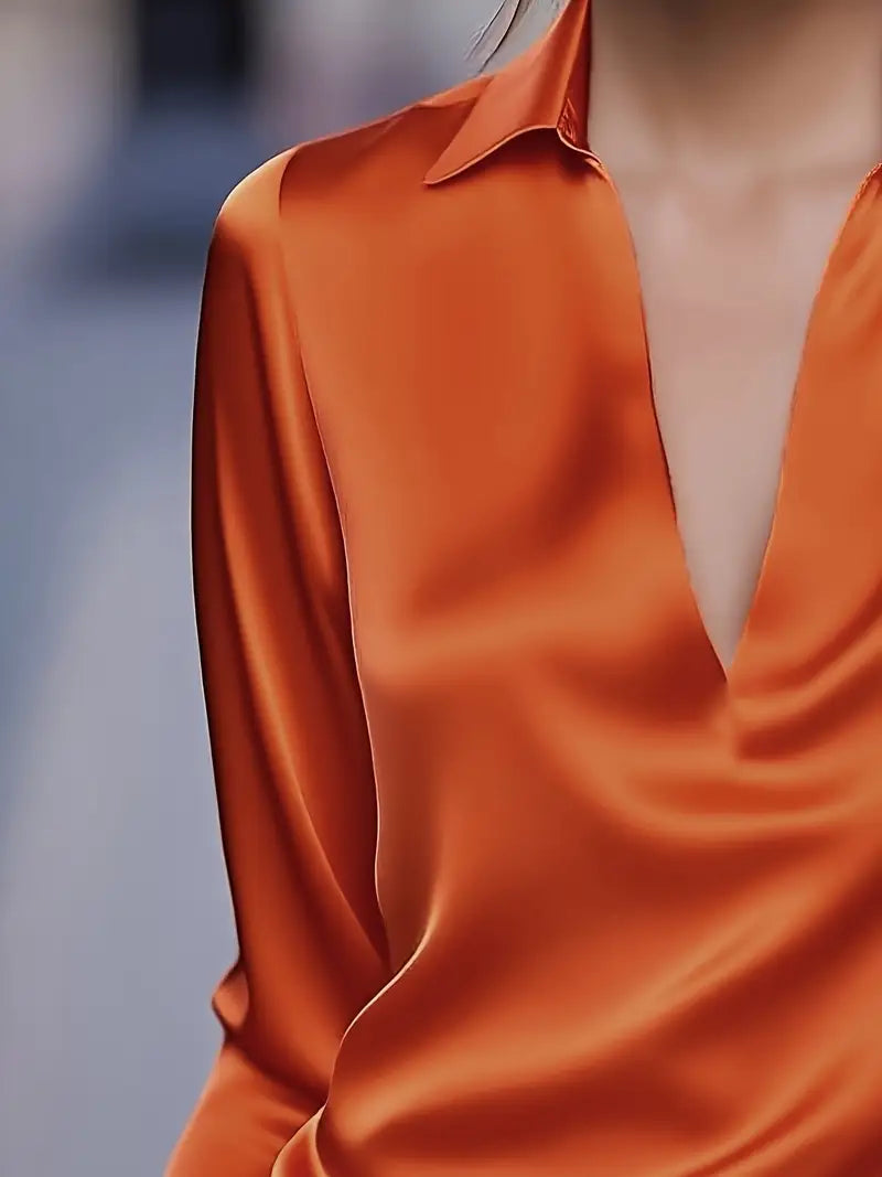 Eva™ | Premium V-Neck Blouse