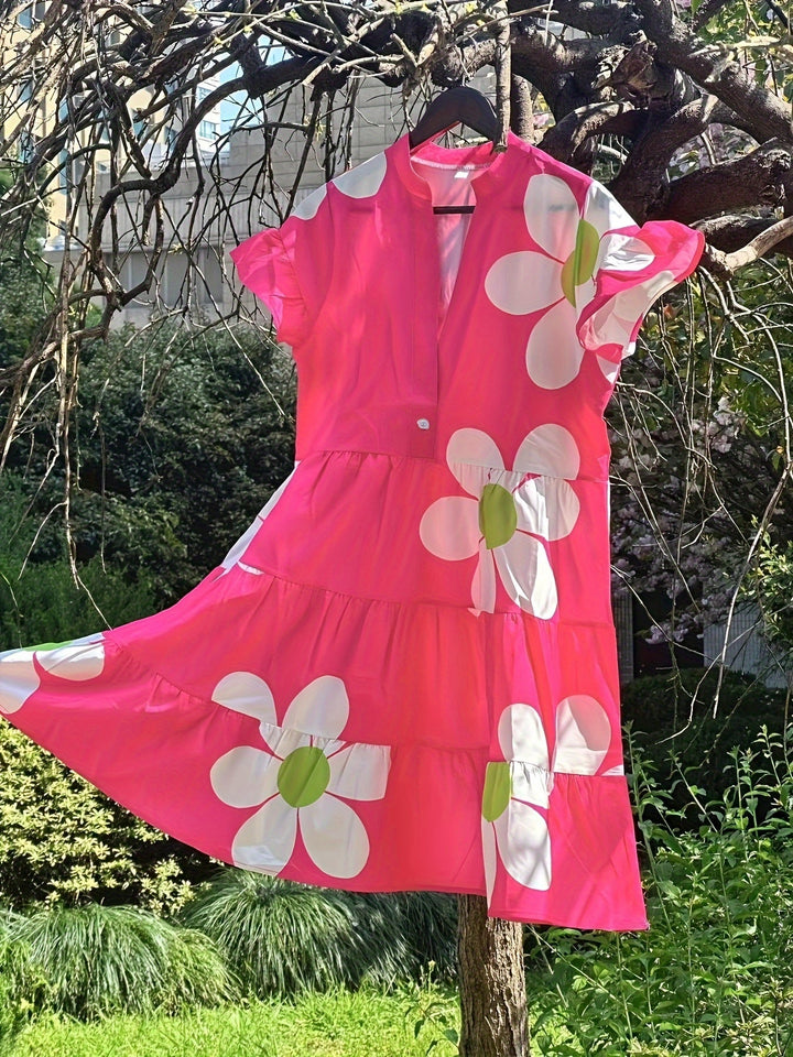 Aliza | Elegant Curves Blooming Style Dress