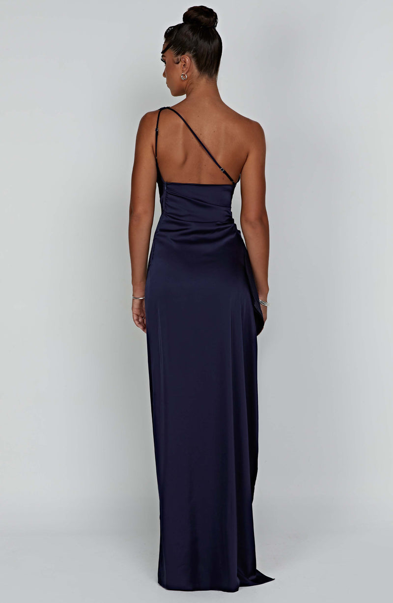 Saoirse™ | One Shoulder Satin Long Bodycon Dress