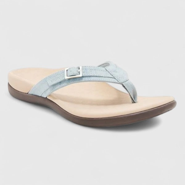 Arvina | Women's Orthopedic Thong Sandals with Arch Support - Light Blue - Image 5