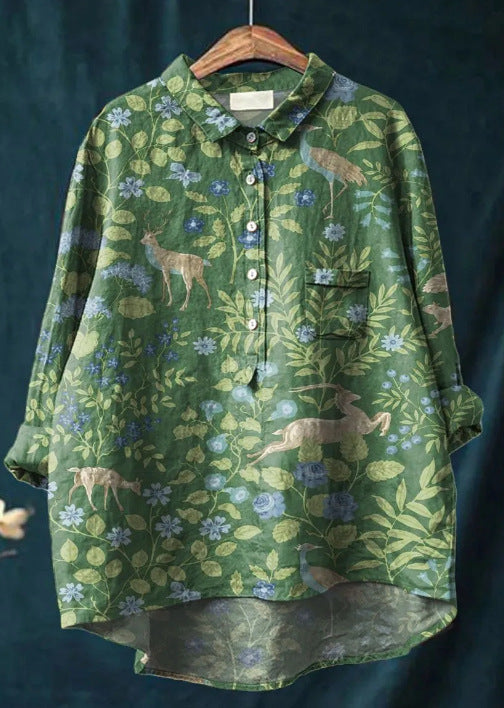 Astrid | Women's Floral Print Long Sleeve Blouse - Image 18