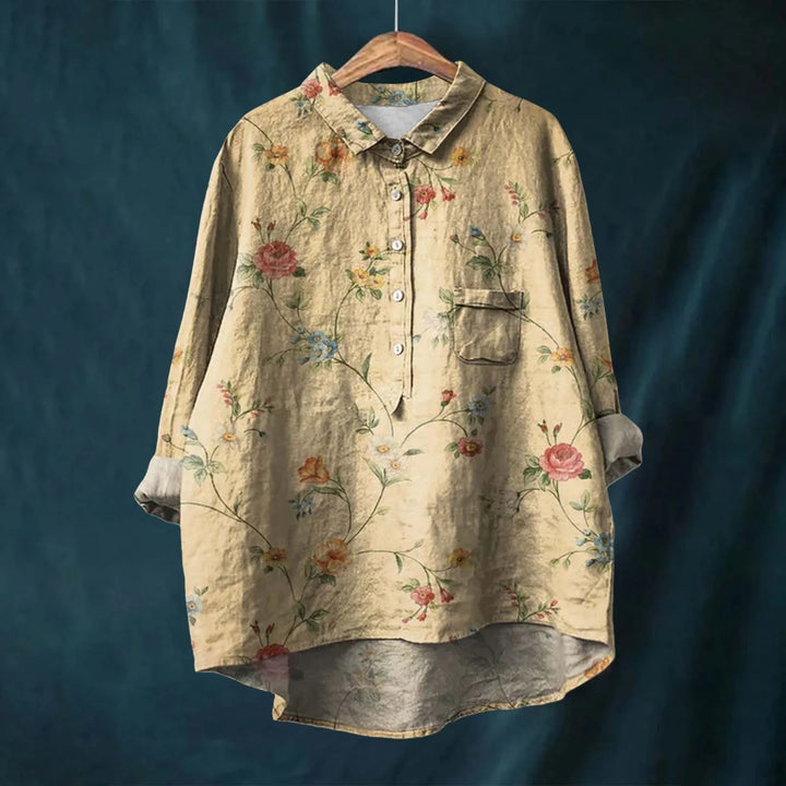 Aswyn | Women's Floral Print Long Sleeve Blouse - Image 6