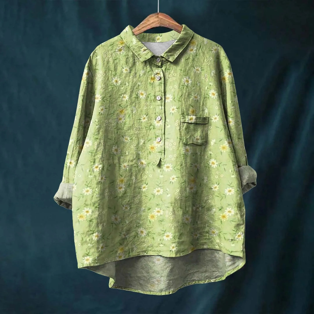 Aswyn | Women's Floral Print Long Sleeve Blouse - Image 7