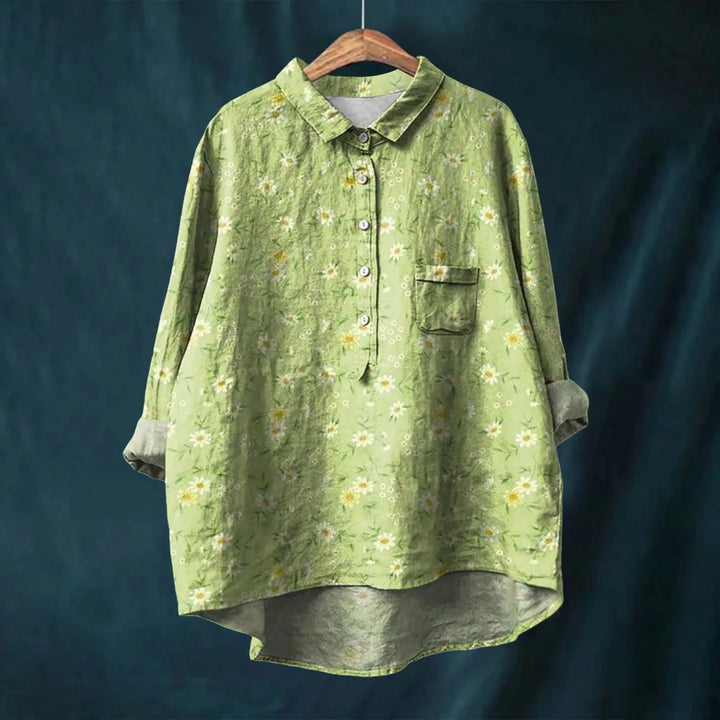 Aswyn | Women's Floral Print Long Sleeve Blouse - Image 7