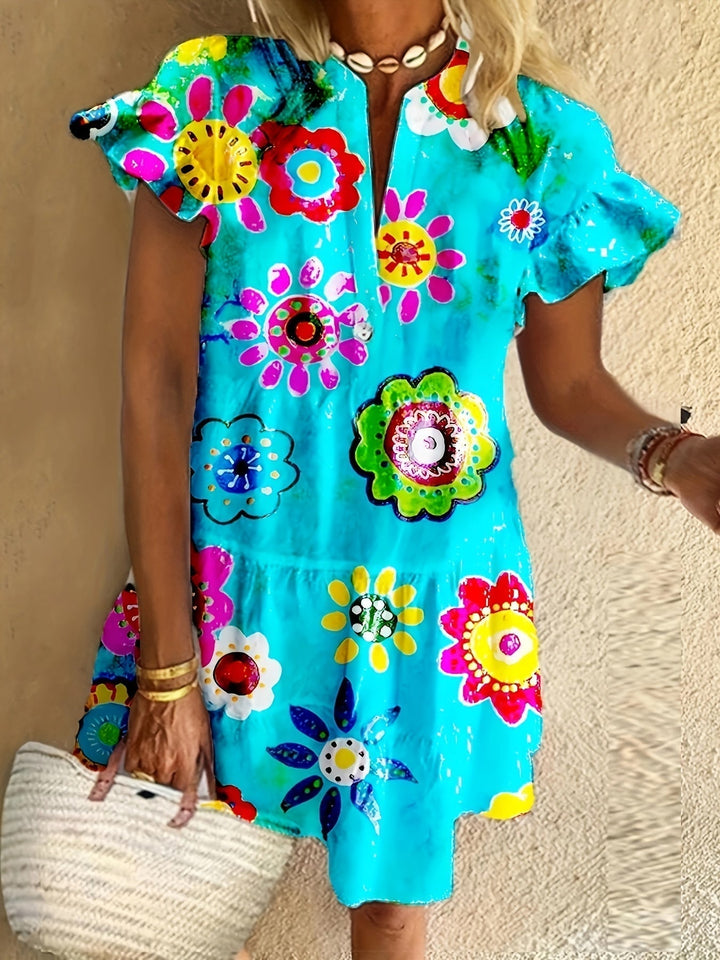 Tilly | Chic Curves Floral Maxi Dress