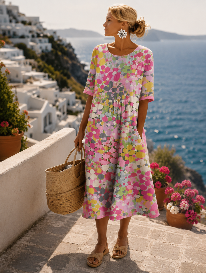 Belvaine | Women's Summer Midi Dress - Image 1
