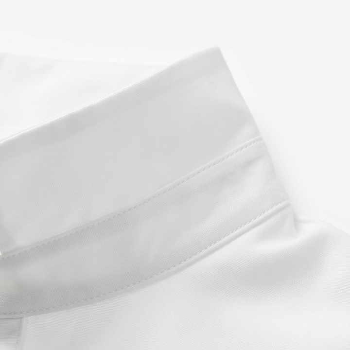 Brennie | Women's White Oversized Button-Down Blouse - White - Image 8