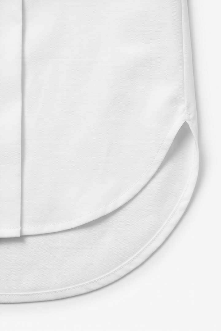 Brennie | Women's White Oversized Button-Down Blouse - White - Image 9