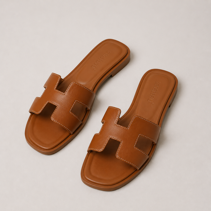 Briallen | Women's Flat Slide Sandals Open Toe - Image 2