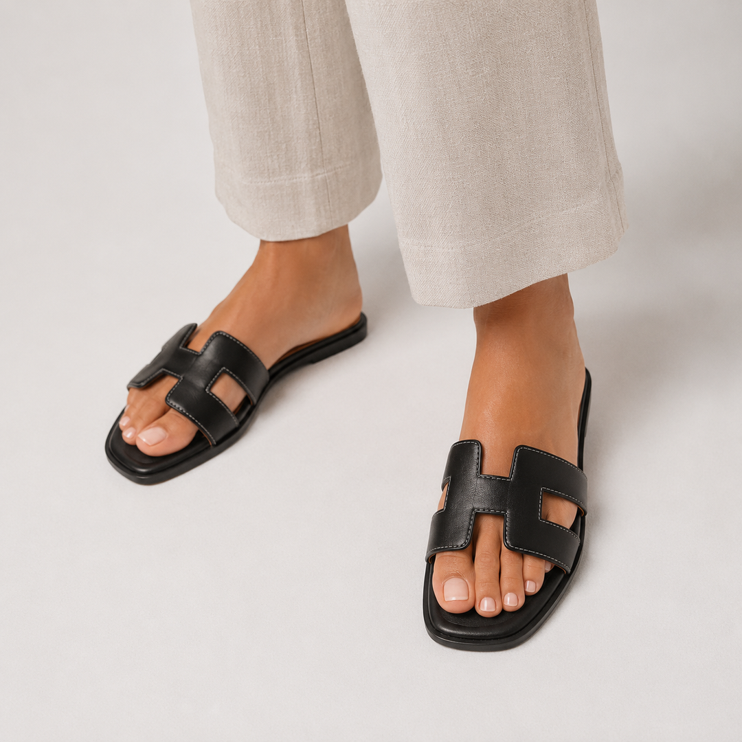 Briallen | Women's Flat Slide Sandals Open Toe - Image 3