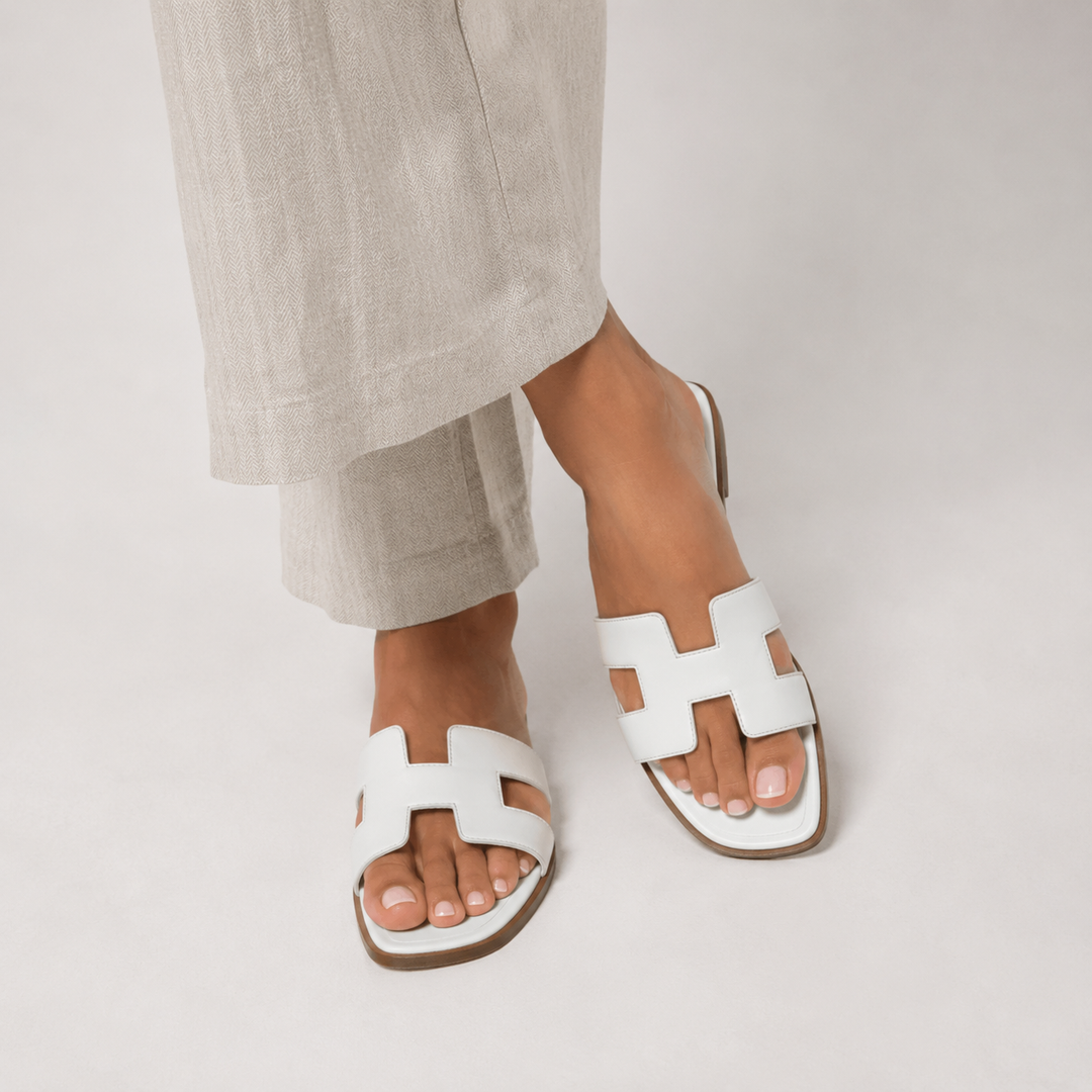 Briallen | Women's Flat Slide Sandals Open Toe - Image 4